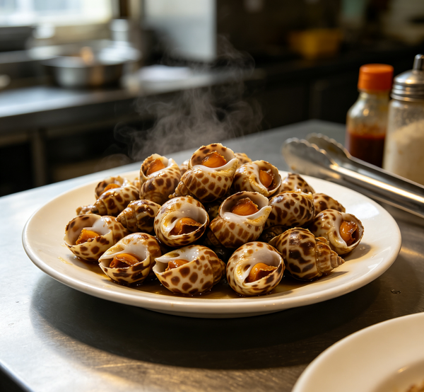Steamed Sea Snails